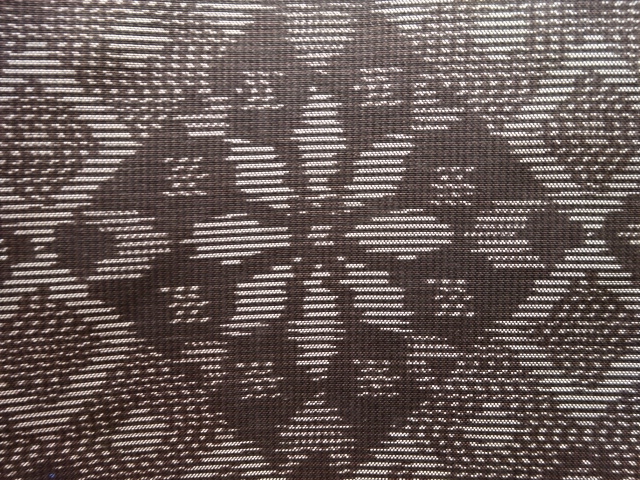 JAPANESE KIMONO / ANTIQUE KIMONO / SILK / DORO OSHIMA TSUMUGI / WOVEN FLOWER